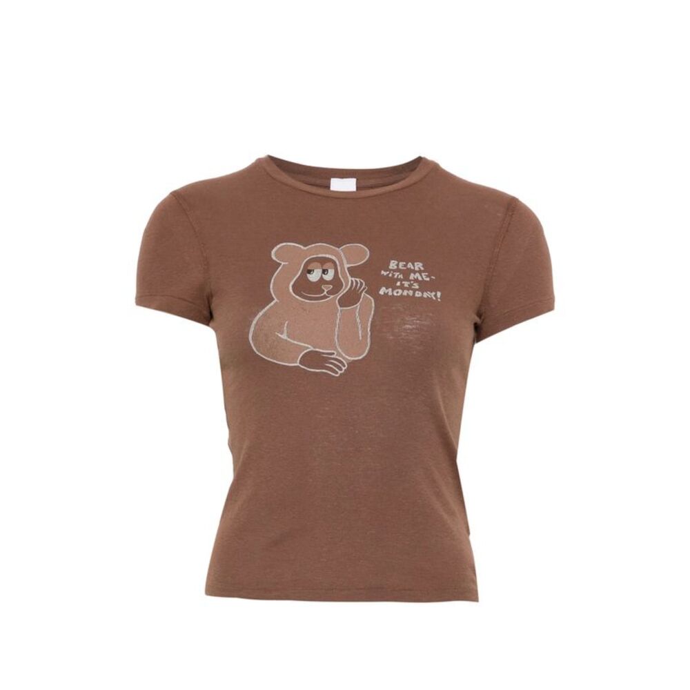 Re/Done Brown Tops - T-Shirts & Jerseys Women